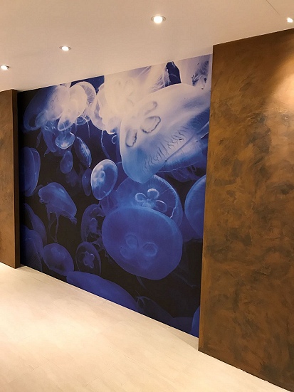 Bespoke wall covering complete